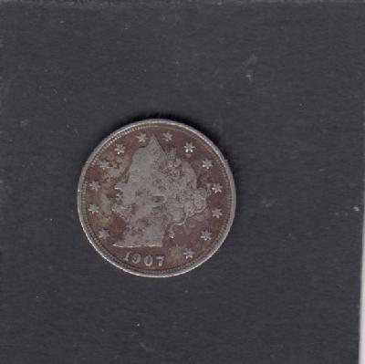 Beschrijving: 5 Cent LIBERTY